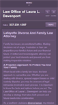 Mobile Screenshot of ldavenportlaw.com