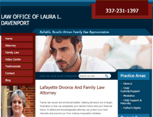 Tablet Screenshot of ldavenportlaw.com